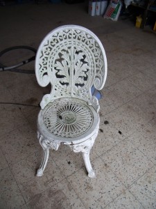 Garden Chair before 