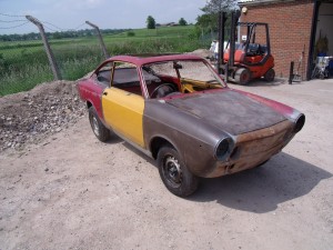 Fiat car shell before 